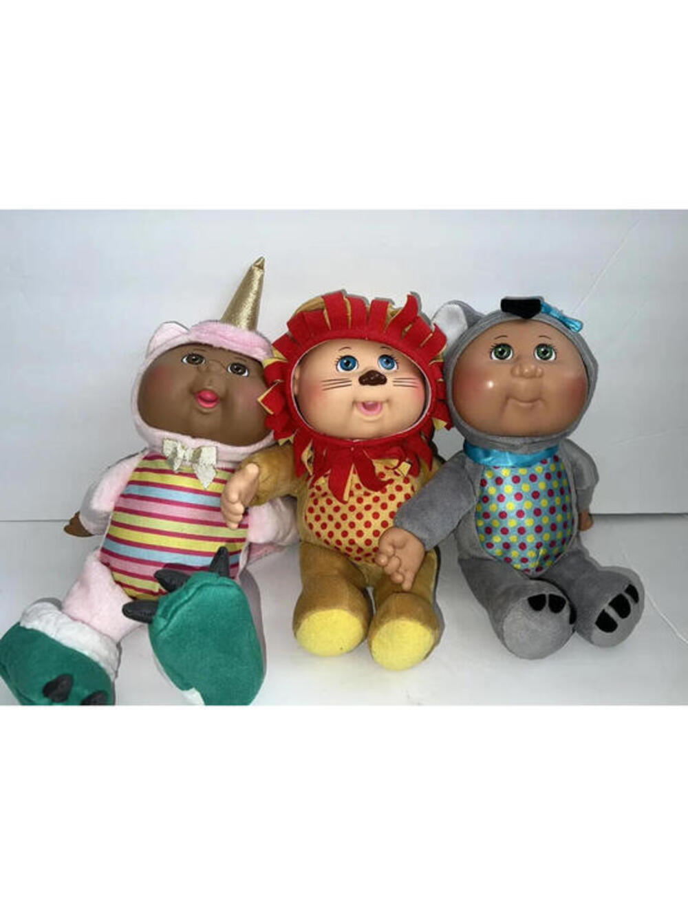 Cabbage Patch Kids Lot 9 inch Cuties Fantasy Friends Plush - 3 Pack